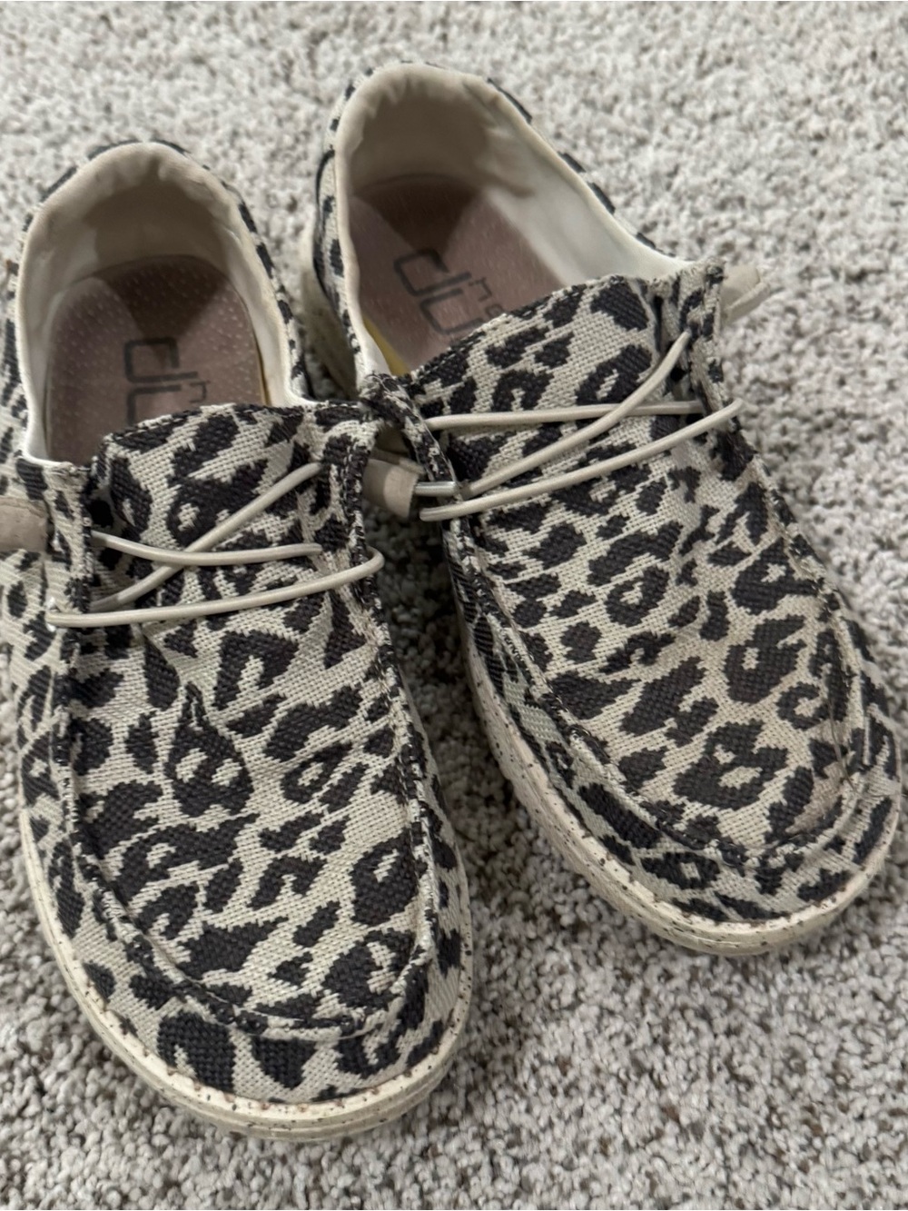 Women’s Hey Dude  Leopard Print Canvas Shoes - Neutral